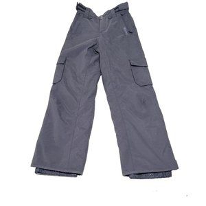 Billabong Womens Dark Gray Cargo Pants‎ Water Proof Breathable Size Large